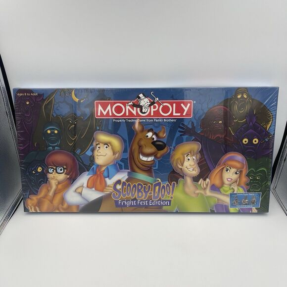 Brand New -  Scooby-Doo Monopoly Fright Fest Edition Board Game 2000 - SEALED - Picture 1 of 13